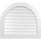 Ekena Millwork Round Top Surface Mount PVC Gable Vent: Functional, w/ 3-1/2"W x 1"P Standard Frame, 36"W x 32"H GVPRT36X3201SF - alternate 1